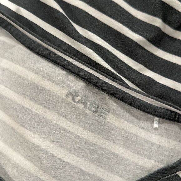 RABE STRIPE THREE-QUARTER SLEEVE T-SHIRT. - Picture 8 of 8